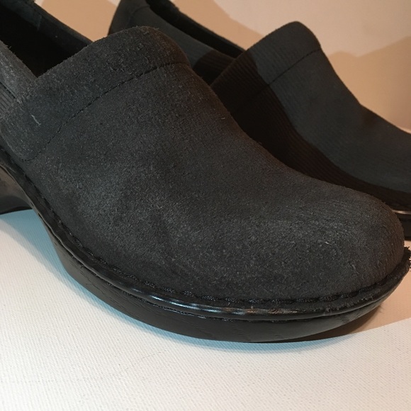 $22/2+ Born Leather Clogs Gray 8.5 EU40 - Picture 7 of 8